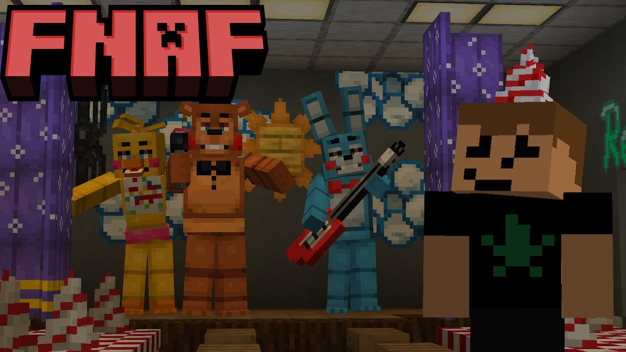 I Built FREDDY FAZBEAR'S PIZZA in MODDED MINECRAFT!