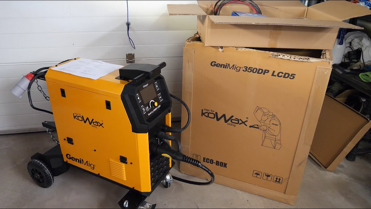 Test zváračky KoWax GeniMig 350DP