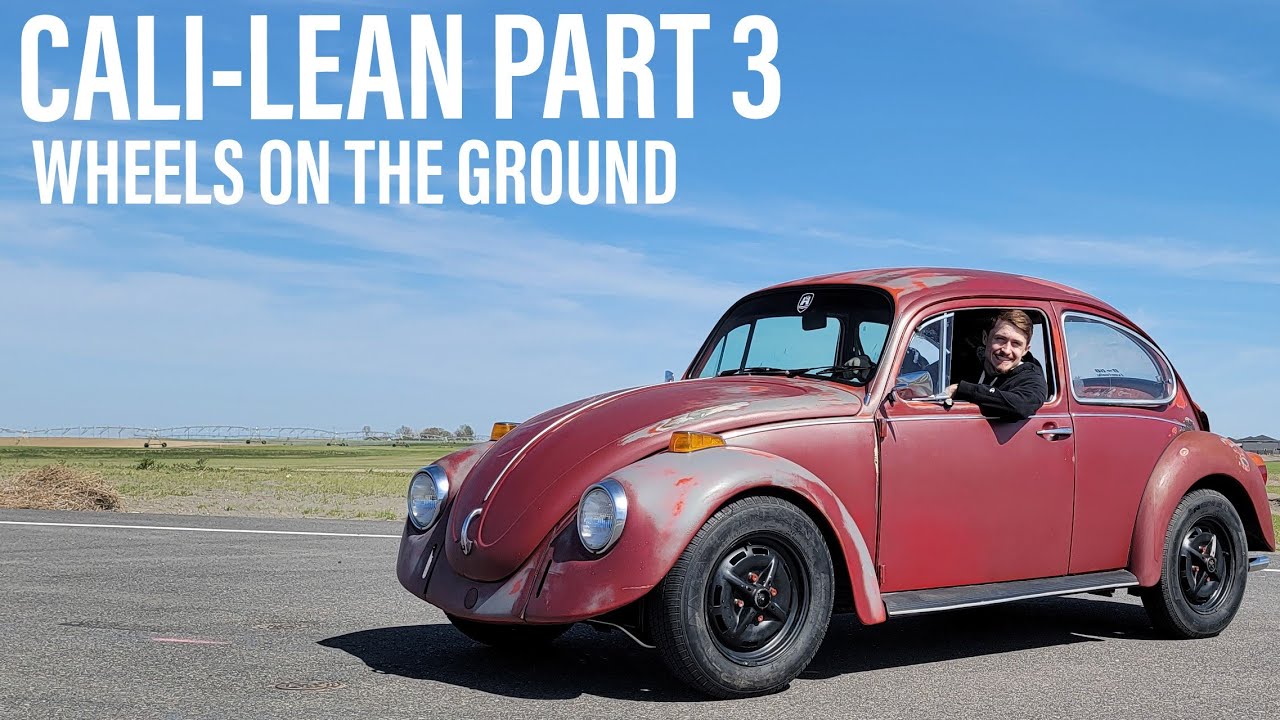 VW Bug Gets New Front Beam Installed!! - Cal-Look Part 3
