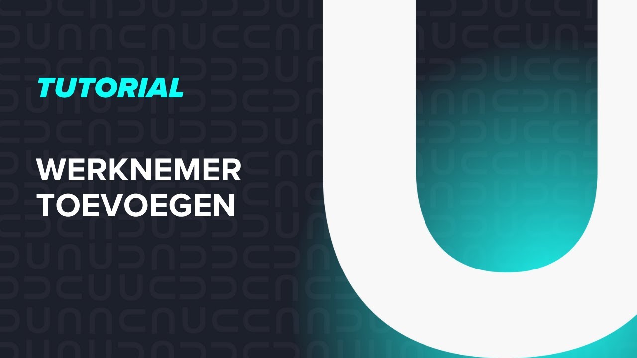 Hoe voeg je een werknemer toe? | Tutorial