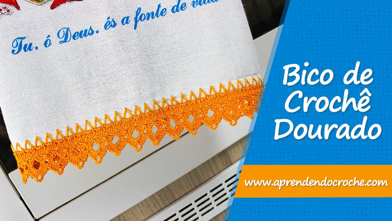 Bico de Crochê Fácil e Rápido