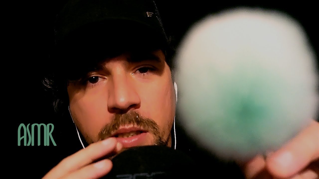 Asmr: Sons de boca, scratch, tapping, toques na tela e brush