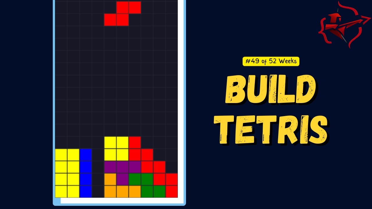 Build a Tetris Game from Scratch with JavaScript (HTML5 Canvas Project)