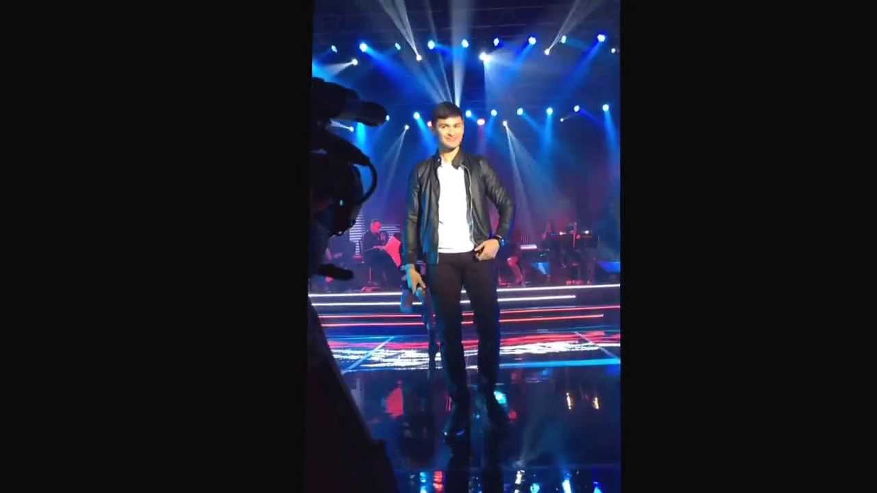 Matteo Guidicelli sings live during Toyota Wigo launching