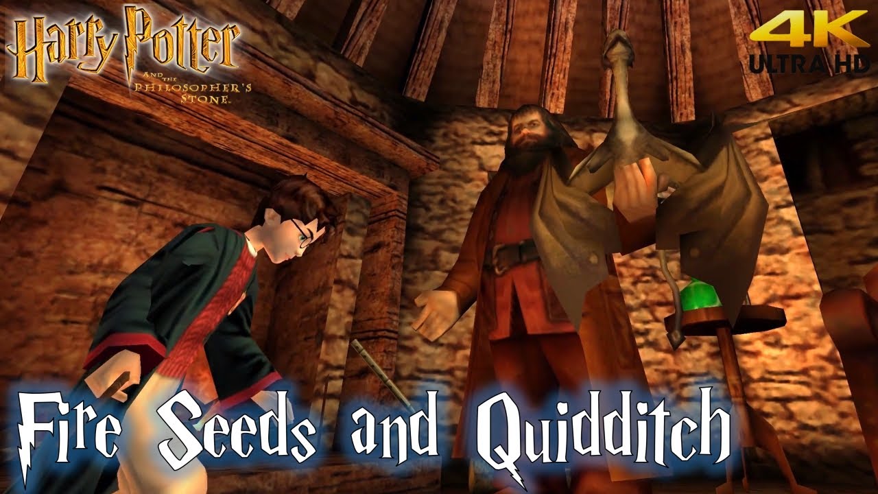 Harry Potter And The Philosopher's Stone PC Movement Mod 'Fire Seeds and Quidditch Match' (4K)