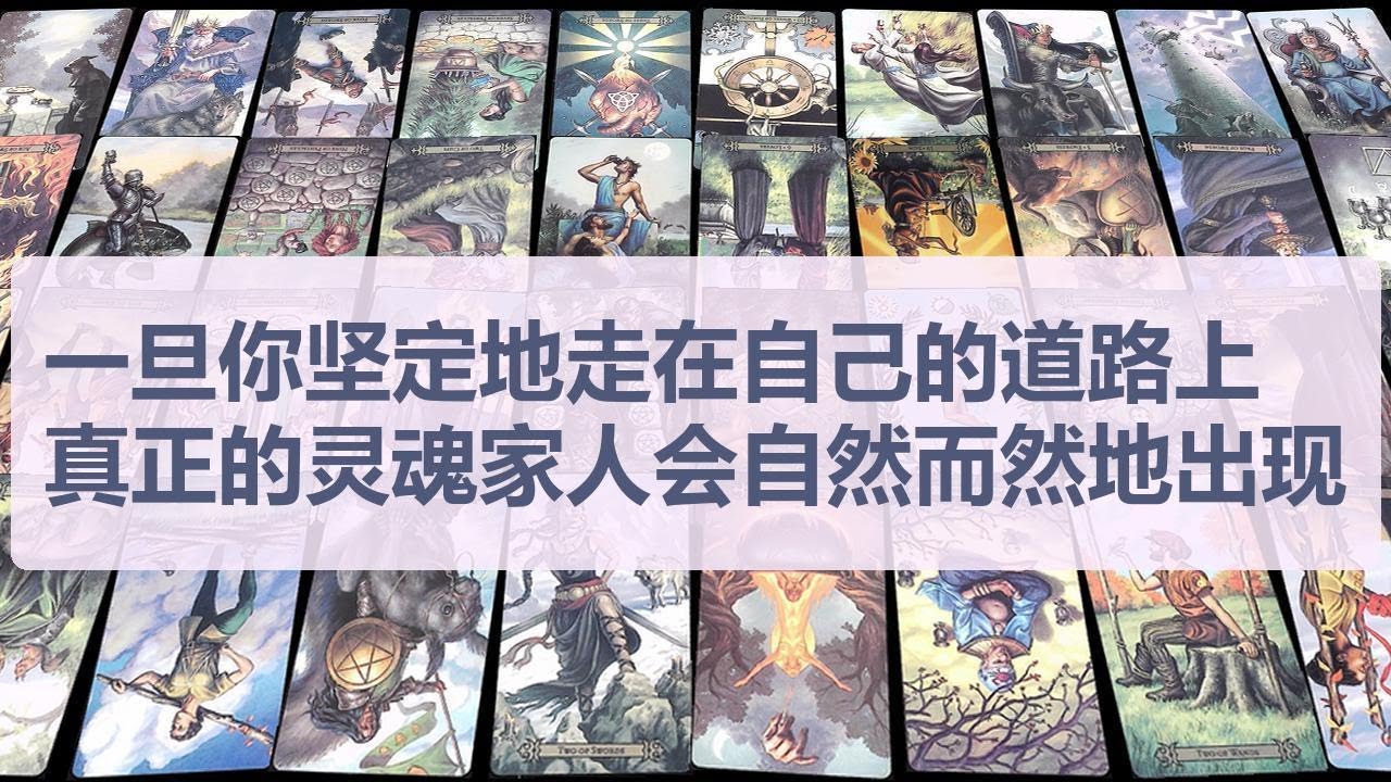 Tarot✨一旦你坚定地走在自己的道路上，真正的灵魂家人和同频的合作伙伴会自然而然地出现