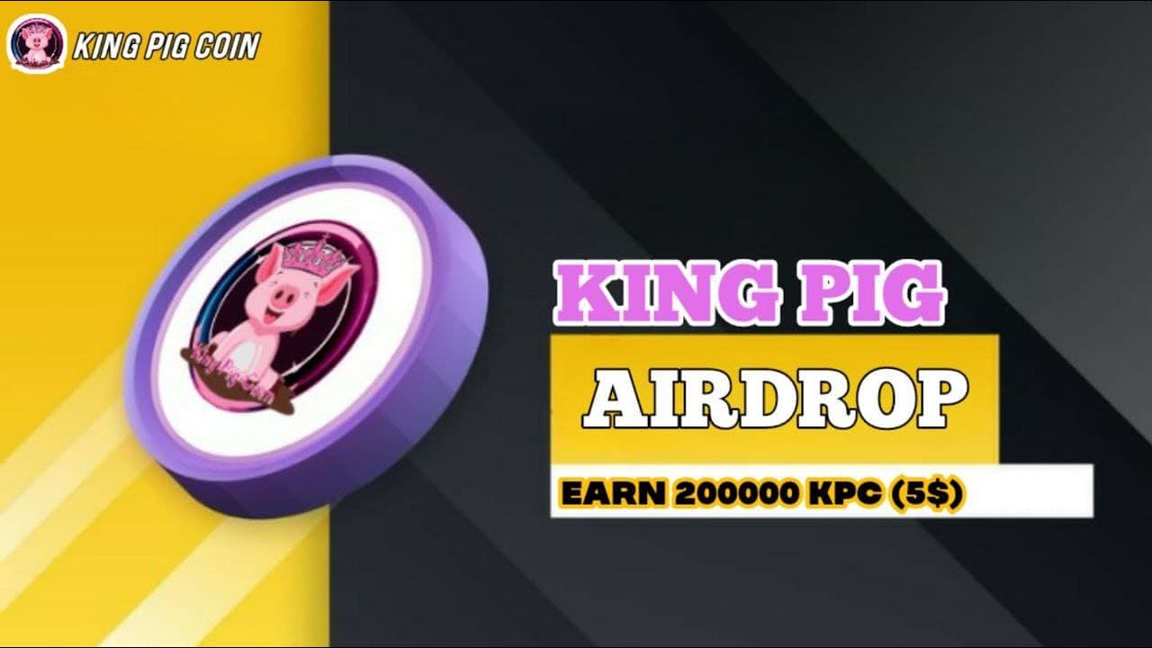 airdrop king pig 200000 KPC (5$)