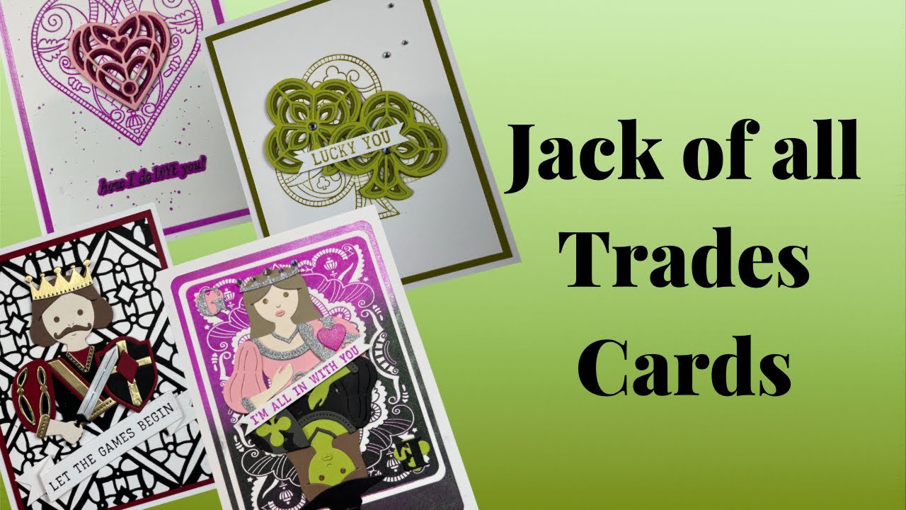 Jack of all Trades Cards using the New collection from Spellbinders & Jaycee Gaspar