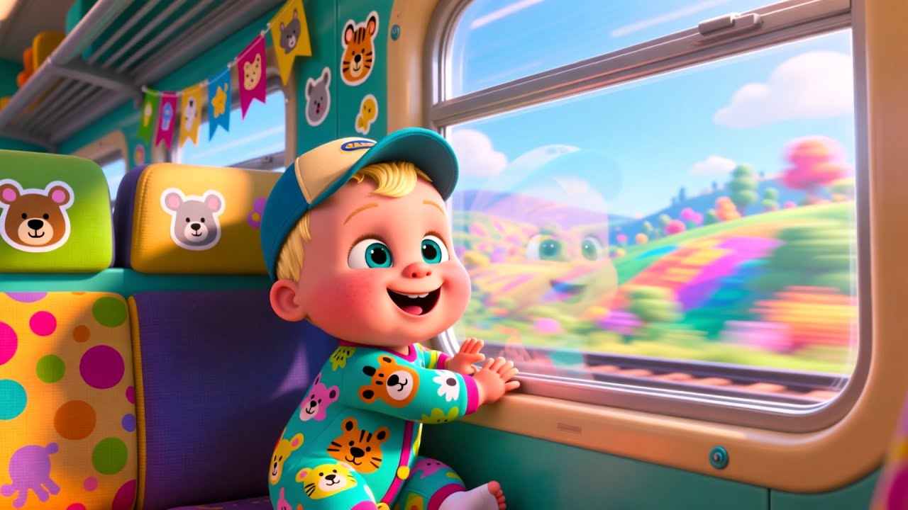Vegetable Garden Train Journey 🚂🥕🌽 | Learn Vegetables and Colors for Kids | Fun Preschool Adventure