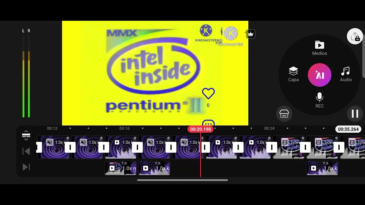Intel inside logo effects