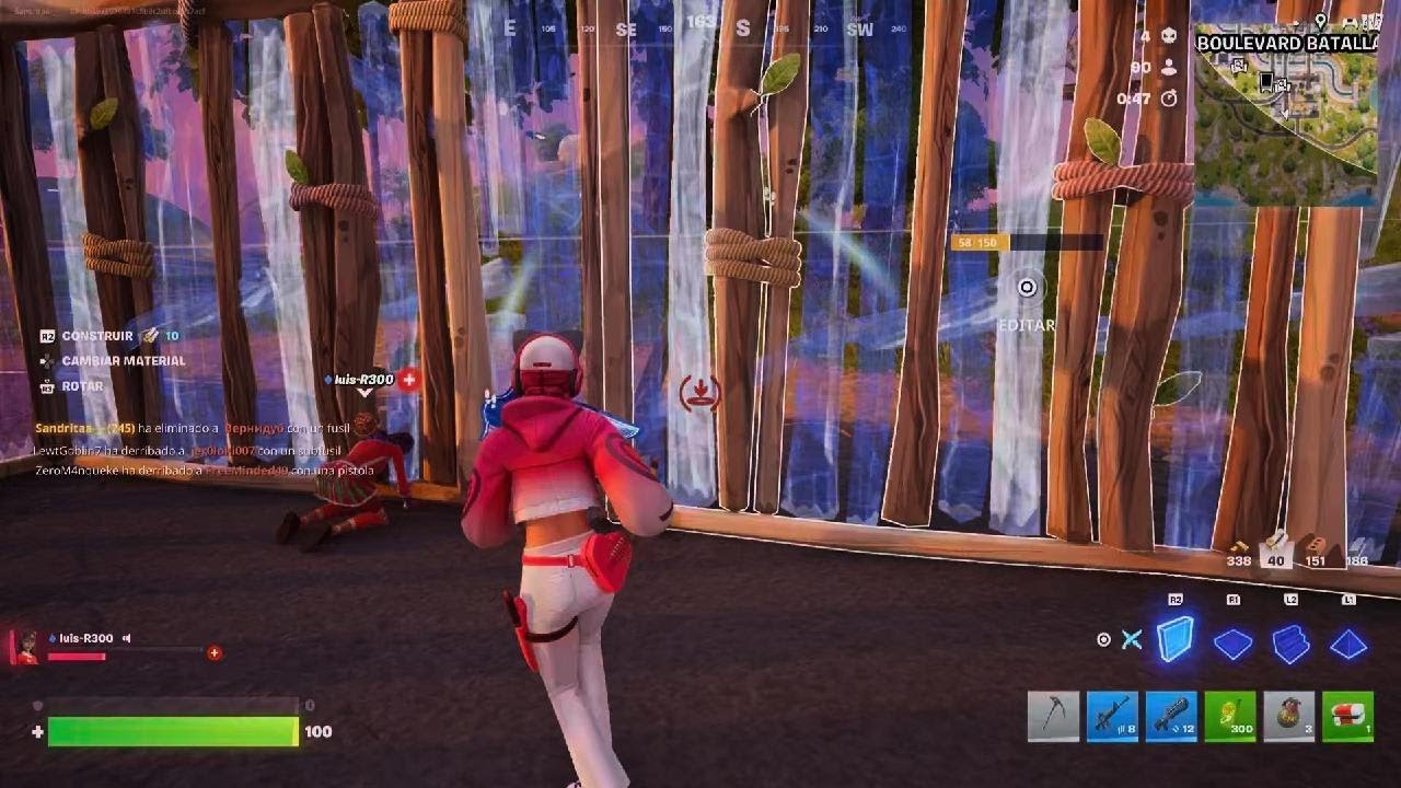Fortnite jugando con mi amiga Eva y Enseñandole jugar y nos echamos unas risas 😂