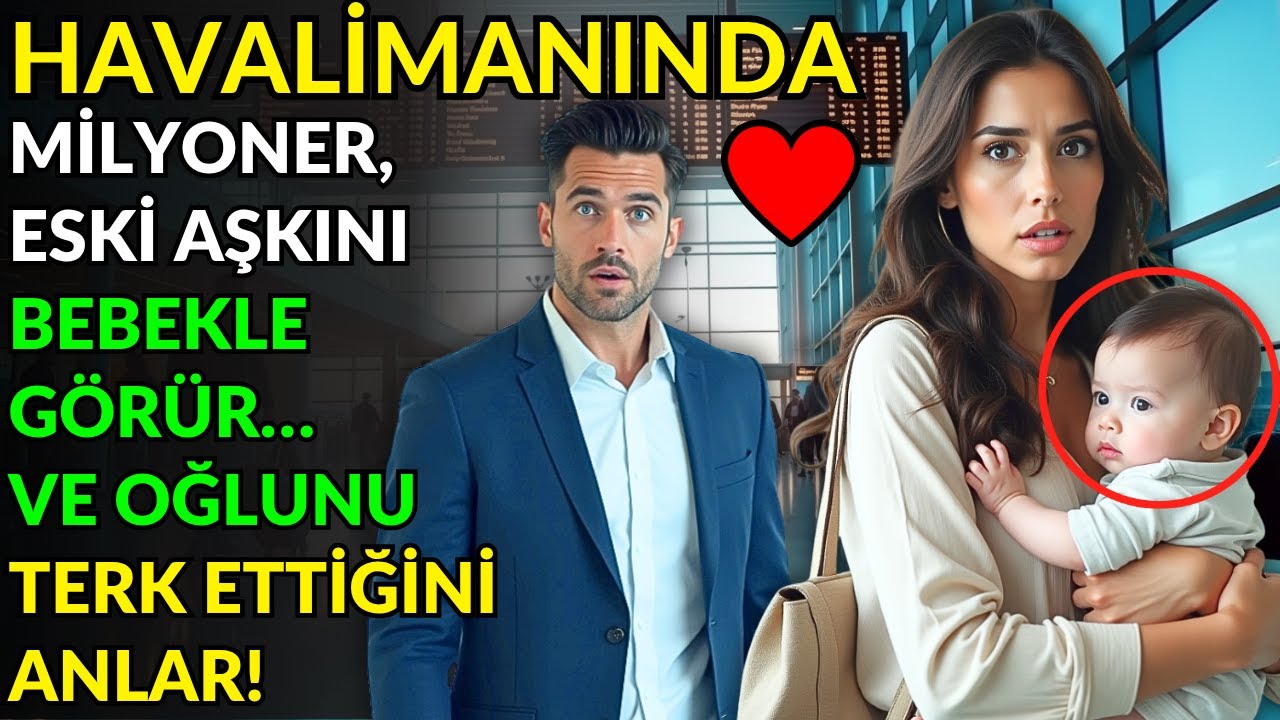 HAVALİMANINDA MİLYONER, ESKİ AŞKINI BEBEKLE GÖRÜR… VE OĞLUNU TERK ETTİĞİNİ ANLAR!