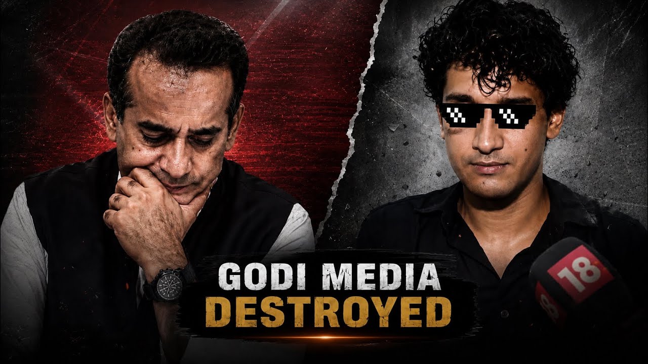 Saurav Das epic destroying Godi Media | Cockroaches vs Godi Media: Saurav Das savage.