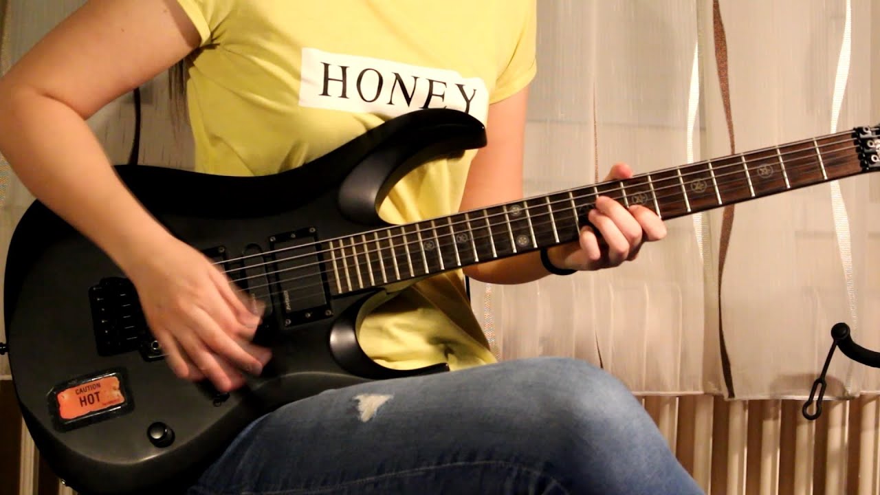 Linkin Park - Bleed It Out guitar cover by Fanni Horvath