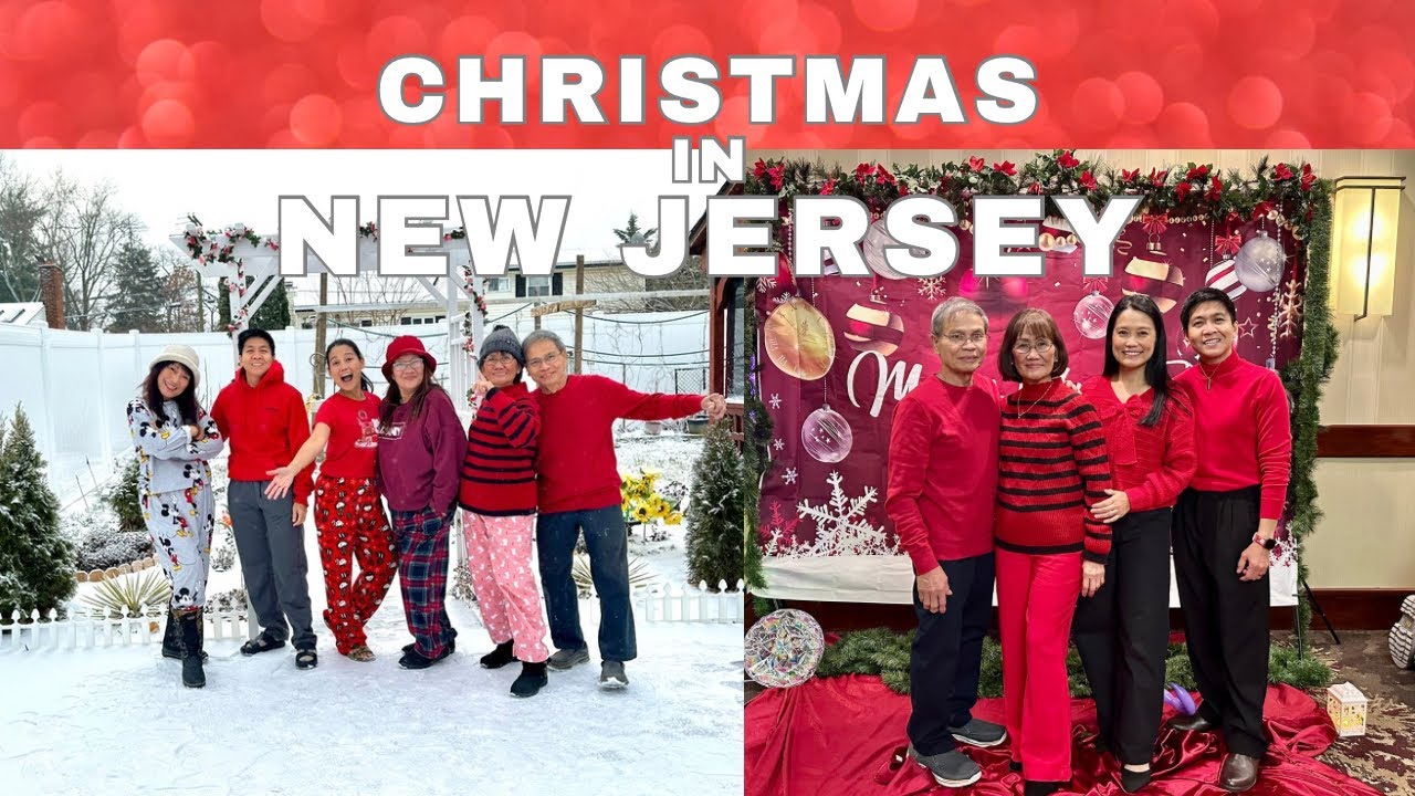 CHRISTMAS IN NEW JERSEY WITH OUR FAMILY I AMERIKA