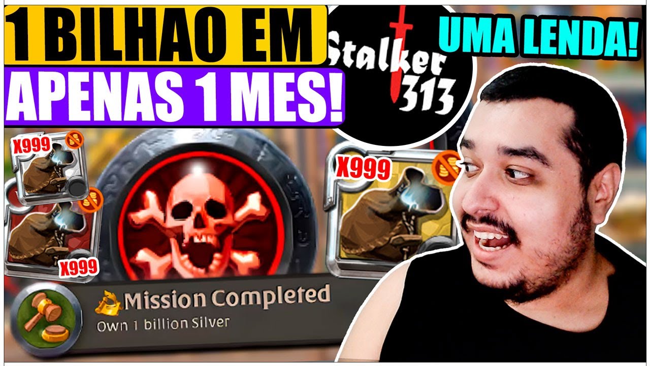 🔥 ESTRATÉGIA INSANA: 1 BILHÃO DE PRATA NO ALBION ONLINE! React @Stalker313