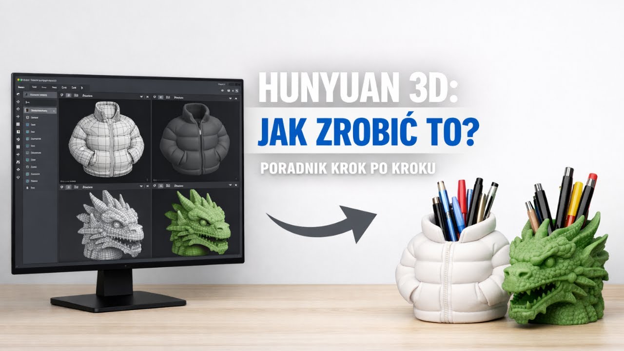 Jak projektować modele 3D przy użyciu sztucznej inteligencji? | Hunyuan3D poradnik