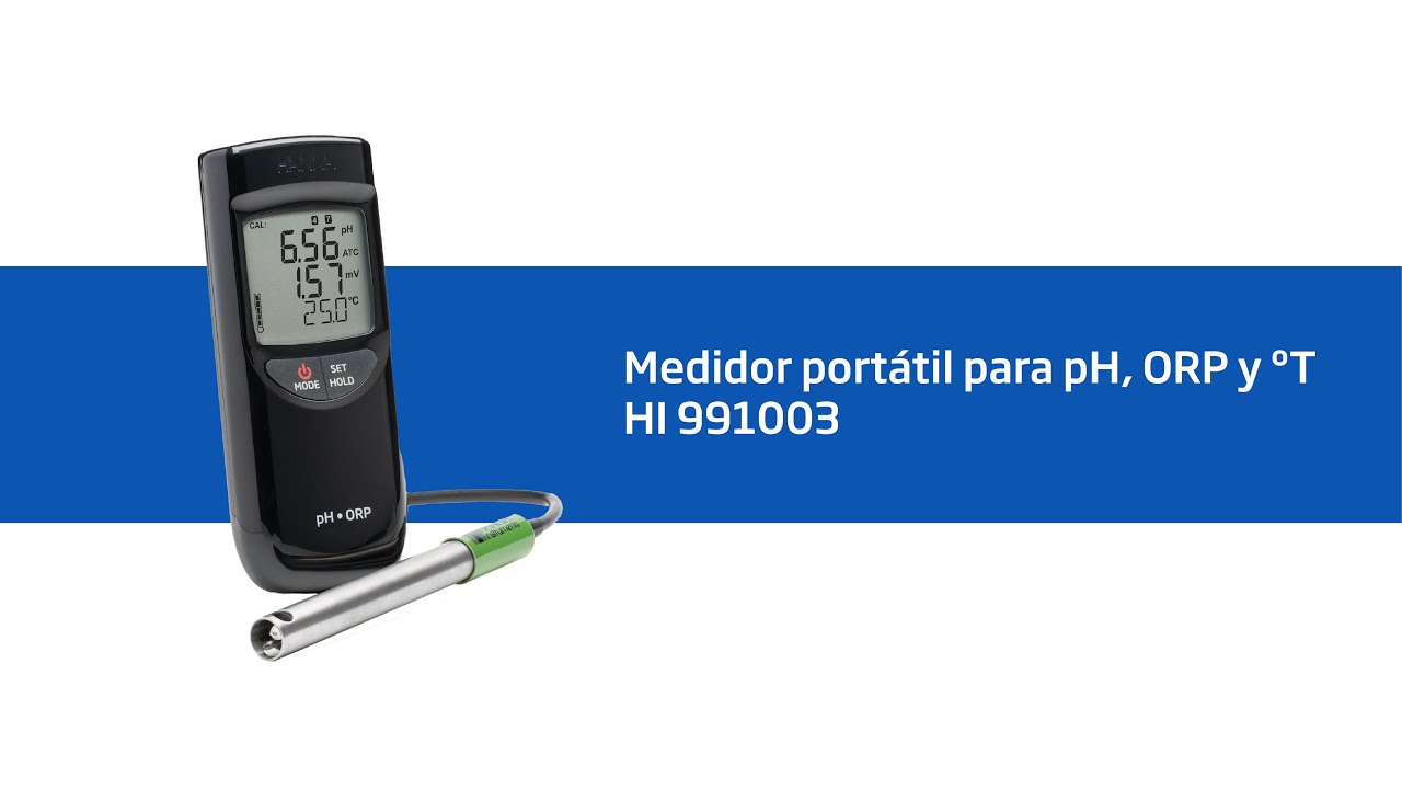 Video Tutorial - HI 991003 Medidor portátil para pH, ORP y ºT