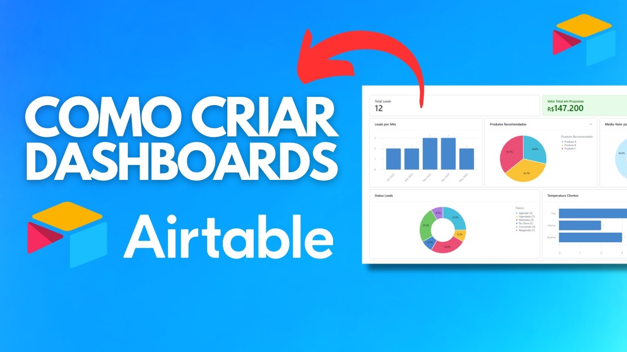Como Criar Dashboards e Aplicações no Airtable | Tutorial Airtable Interface