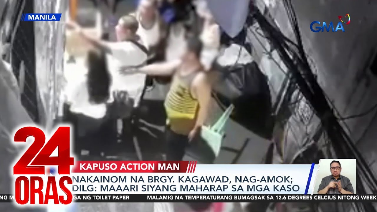Nakainom na brgy. kagawad, nag-amok; DILG: Maaari siyang maharap sa mga kaso | 24 Oras
