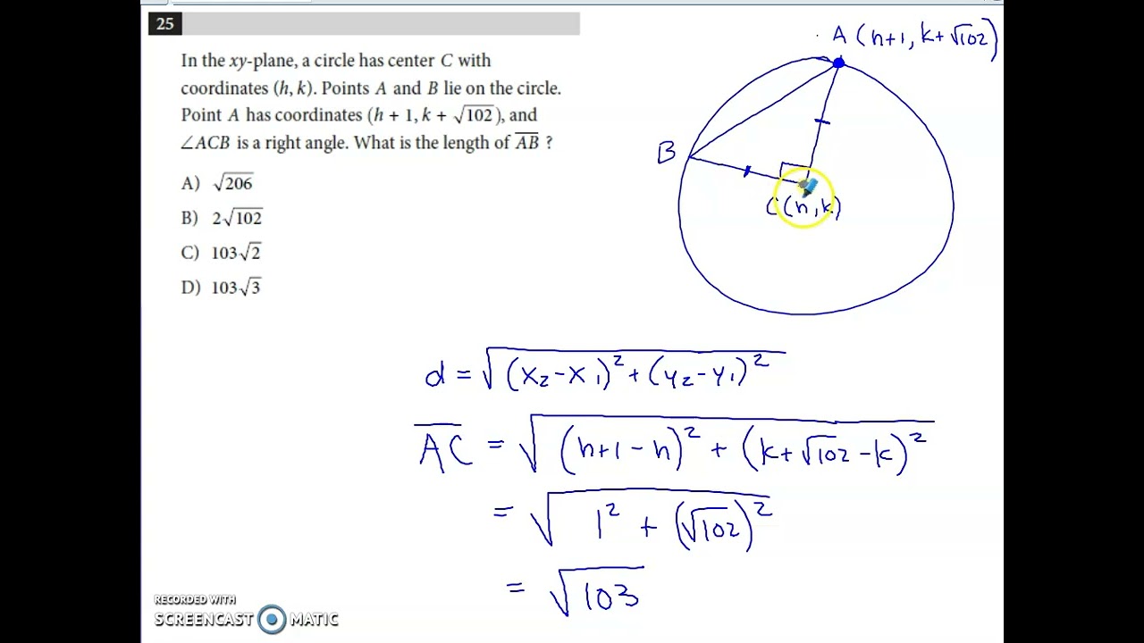 HARD SAT Problem: SAT Digital Practice Test 6 Math Module 2 Problem 25