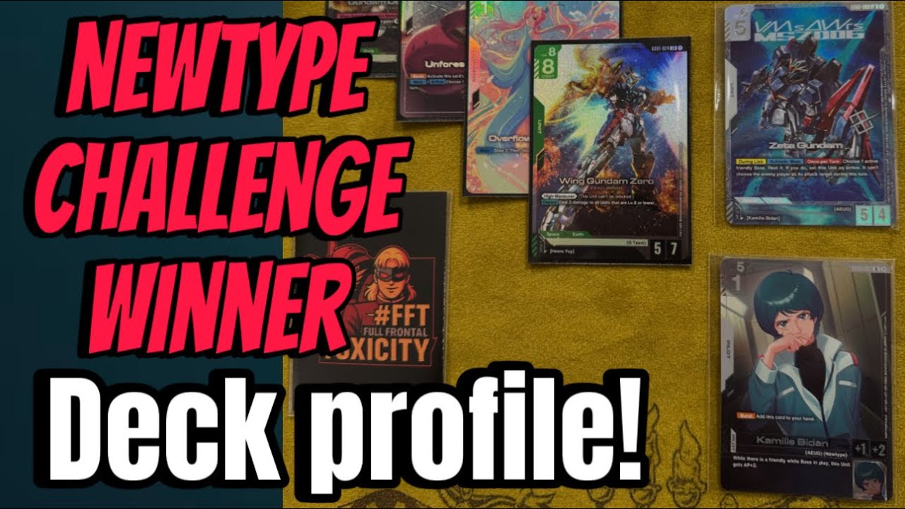 Я выиграл свой Newtype Challenge с GW! Нулевое крыло — лучший! #gundam #gundamcardgame #турнир