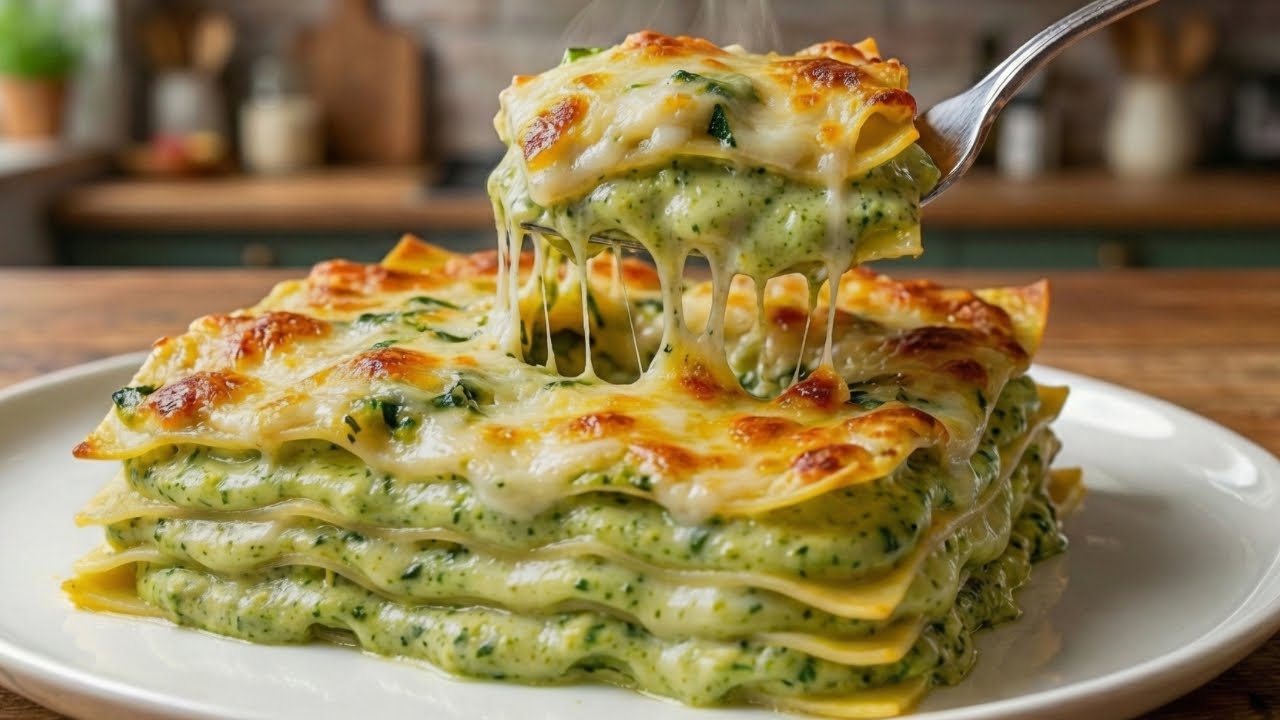 Лазанья с кремом из цукини! Настоящее наслаждение 🔝