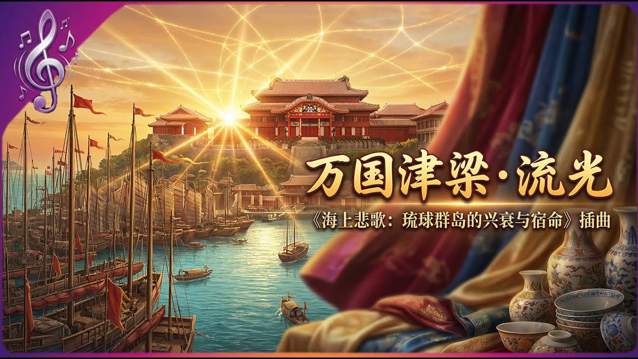 万国津梁·流光 （《海上悲歌：琉球群岛的兴衰与宿命》插曲） | 丝绸瓷器 | 历代宝案墨迹流光