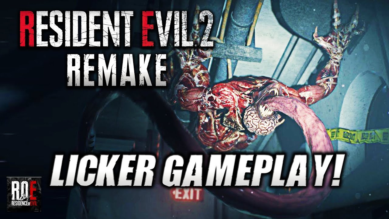 RESIDENT EVIL 2: || LICKER GAMEPLAY REVEALED!