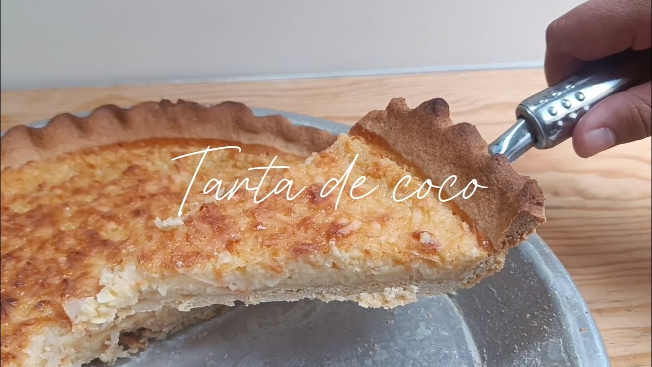 TARTA DE COCO CASERA 🥥🤍 | RECETAS DE CUADERNO #1 