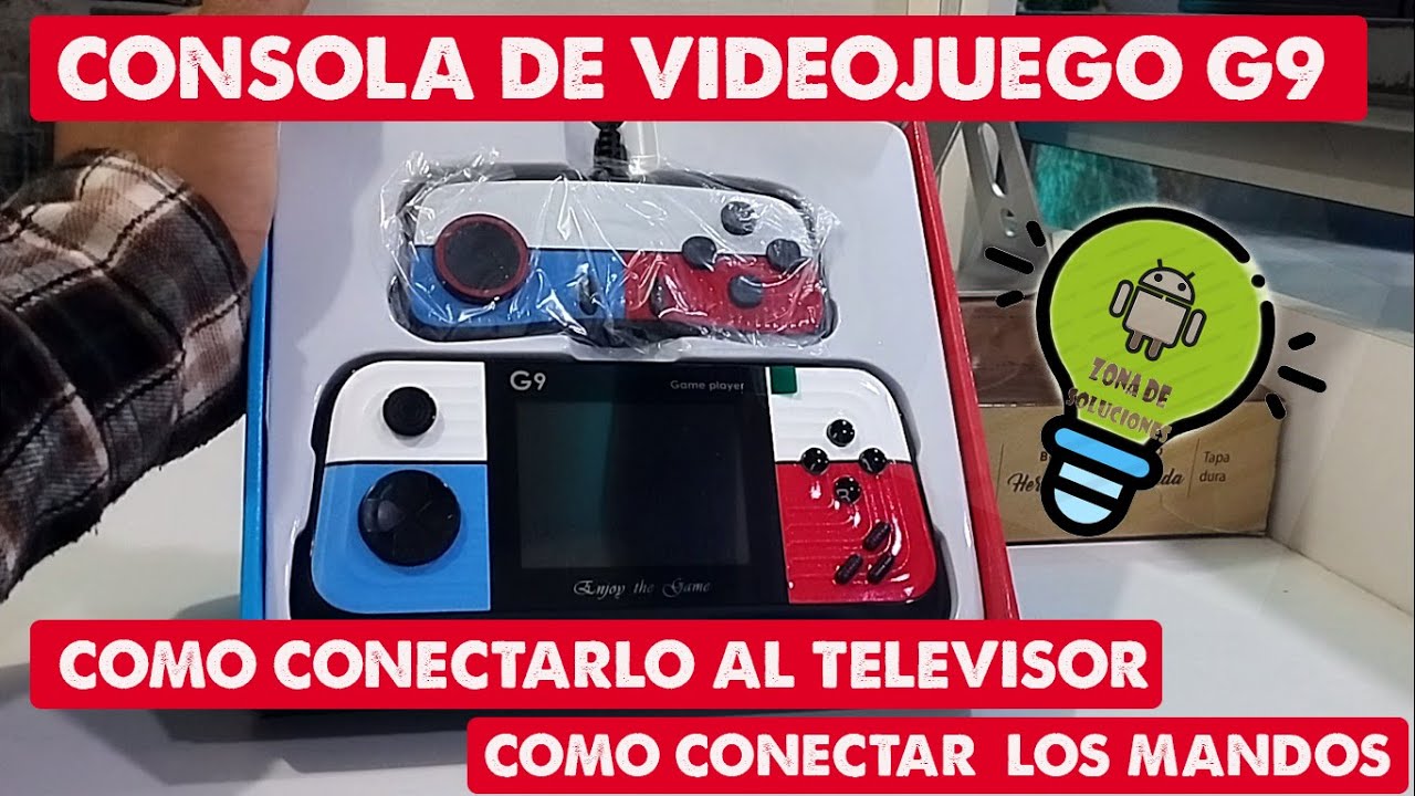 CONSOLA DE VIDEOJUEGO G9 (LO QUE NECESITAS SABER) CONECTARLO AL TELEVISOR.