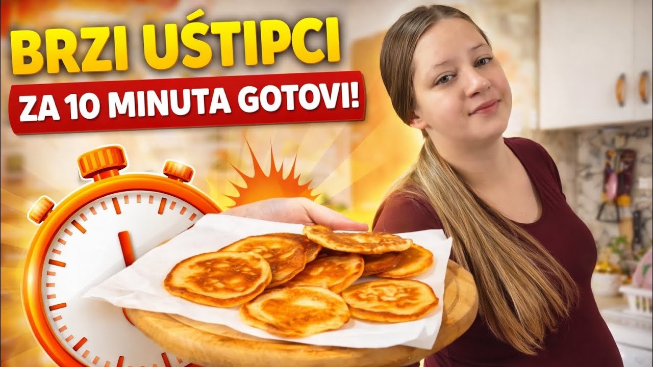 Najbrži uštipci ikad! Gotovi za 10 minuta.Uštipci bez čekanja savršeni za doručak.. @@@ 