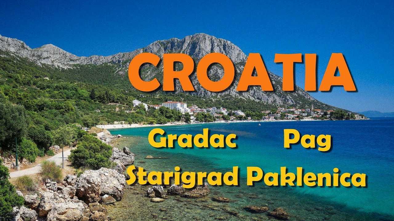 Chorvatsko (Croatia) - Gradac, Pag, Starigrad Paklenica (2022-07)