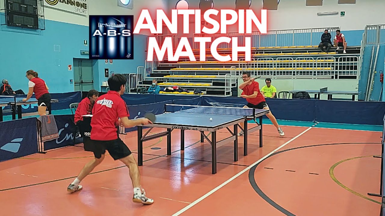 ANTISPIN vs AGGRESSIVE PLAYER ☄️ | Dr. Neubauer A-B-S | Table Tennis Match