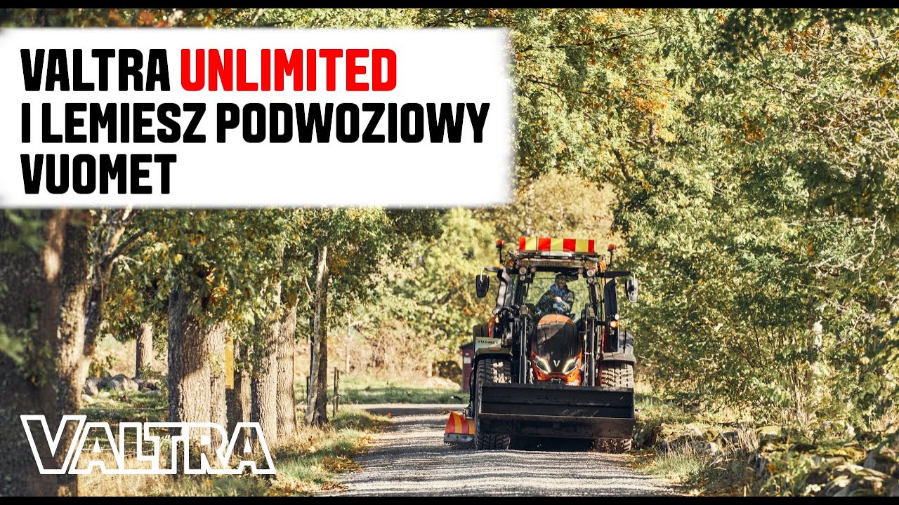 Valtra Unlimited i r&oacute;wniarka międzyosiowa Voumet