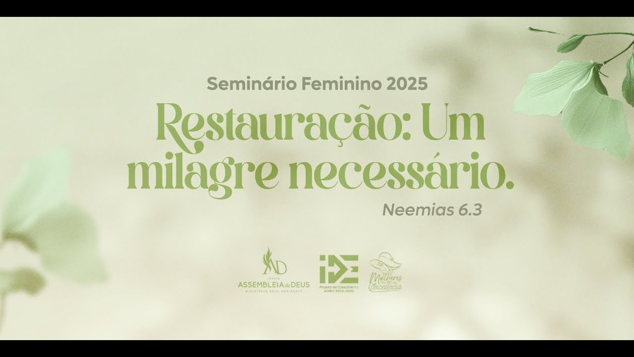 Essa Palavra vai Transformar sua Vida! | Semin&aacute;rio de Mulheres 2025 - Sara Campos
