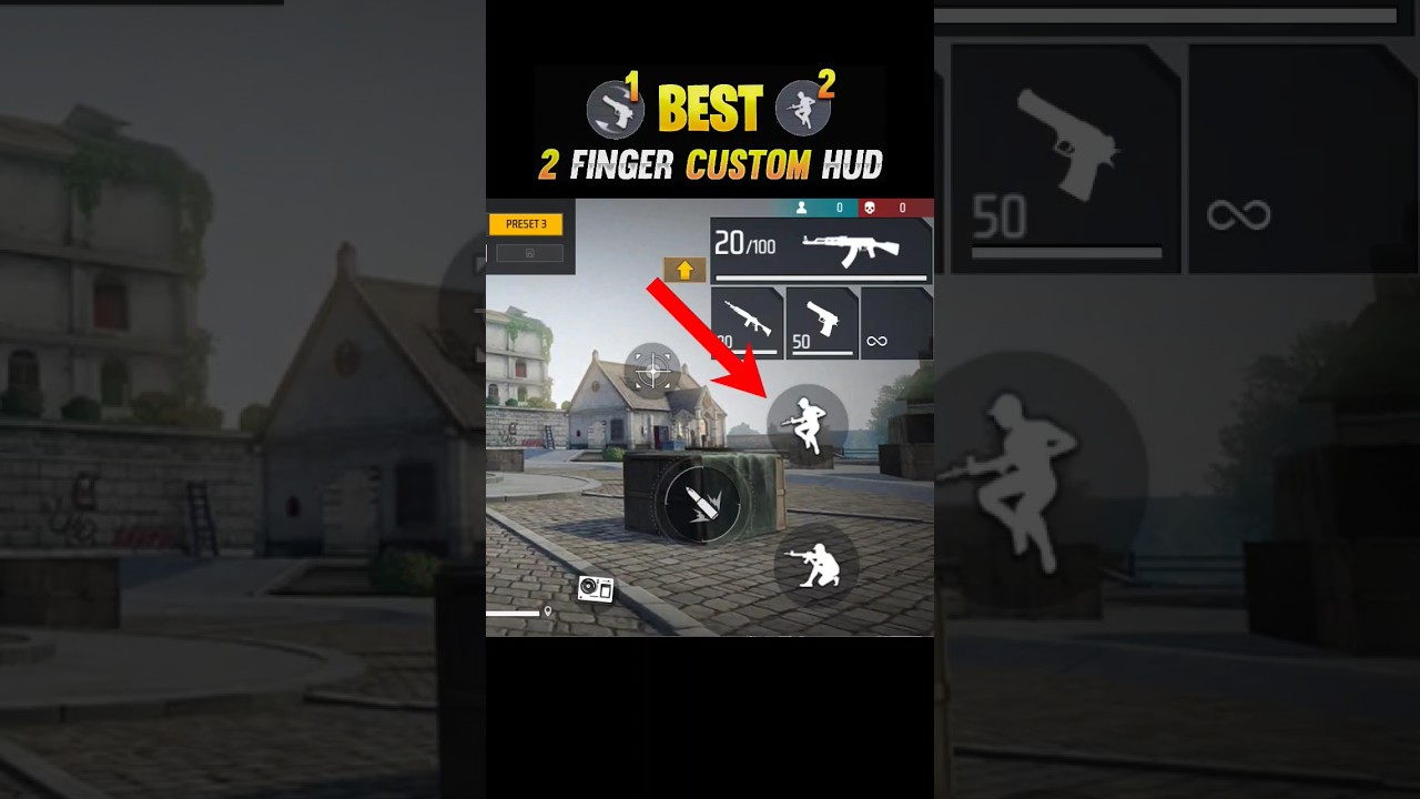Best 2 Finger Custom Hud 😱 | #shorts #viral #trending