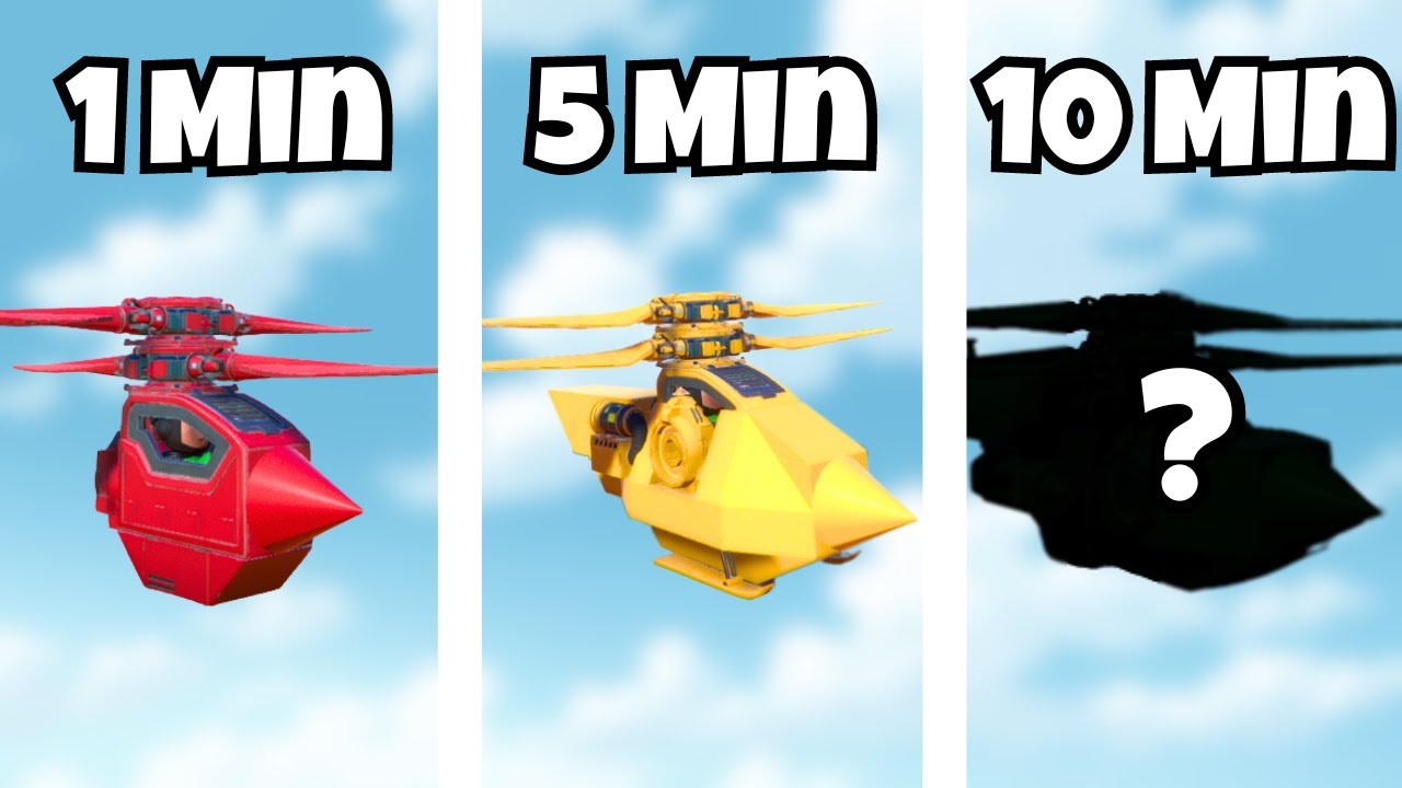 How FAST can I BUILD a HELICOPTER in TRAILMAKERS!!