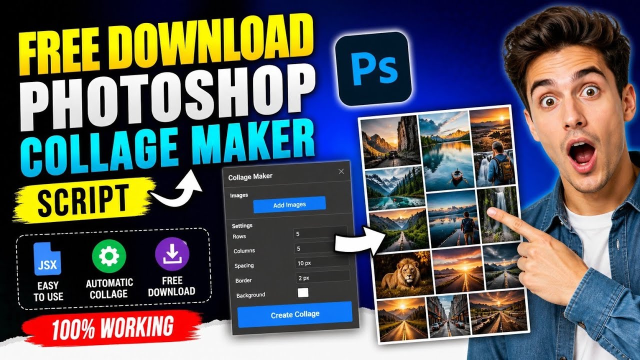 Free Download Photoshop  College Maker Script | instagram story College Psd template | College Psd