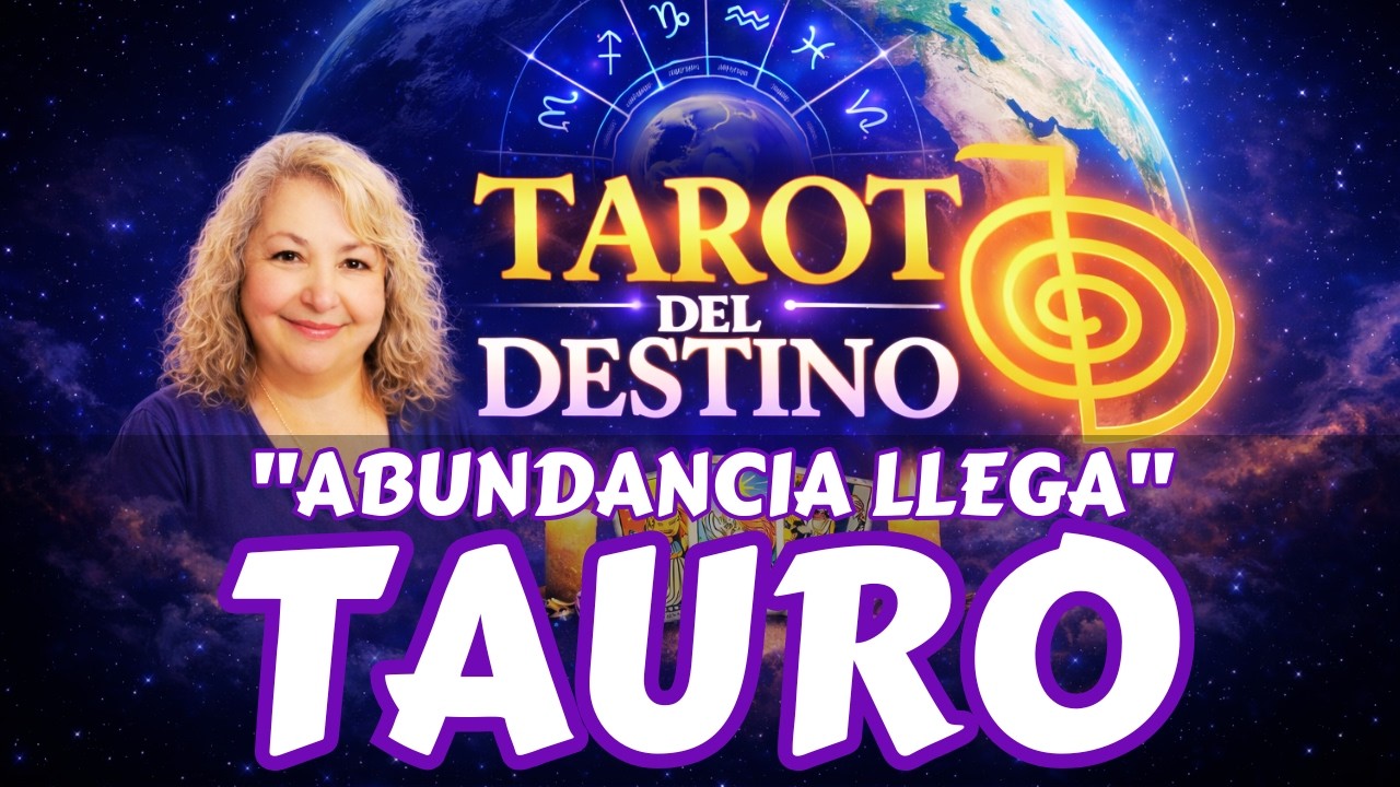 TAURO ♉ ESTÁS PREOCUPAD@… PERO LLEGAN ABUNDANCIA Y FELICIDAD | Tarot del Destino #tauro
