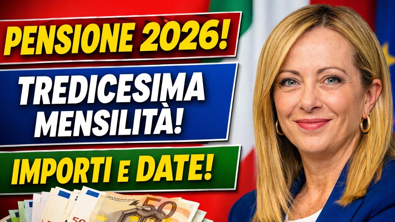 🔥 10 Minuti Fa! URGENTE: Tredicesima Pensione 2026 INPS — Tabella Completa, Importi e Date