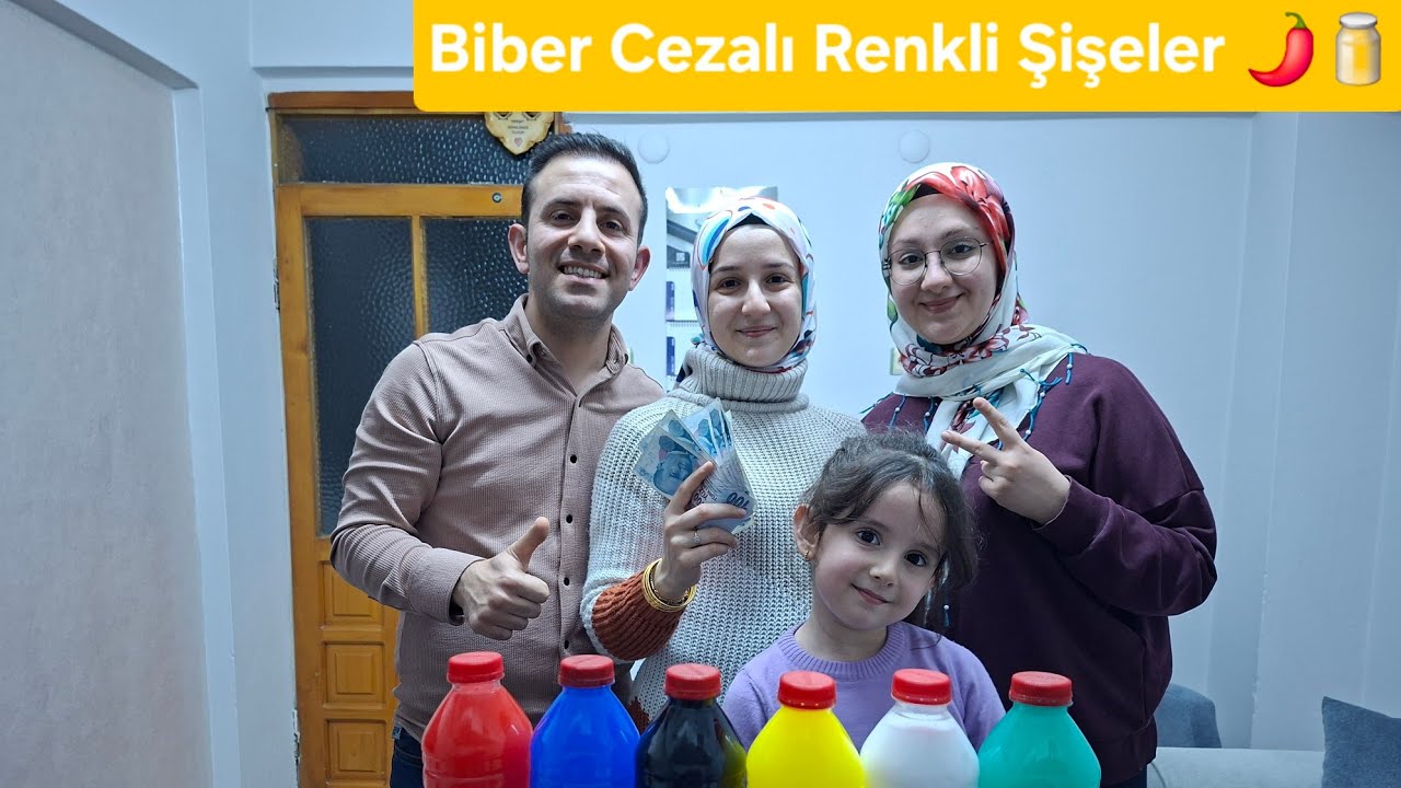 Cezalı renkli şişe eşleştirme 🌶️😊