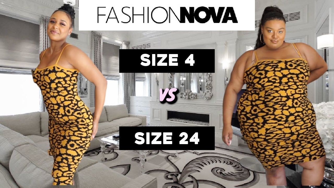 Size 4 vs 24 Fashion Nova Haul