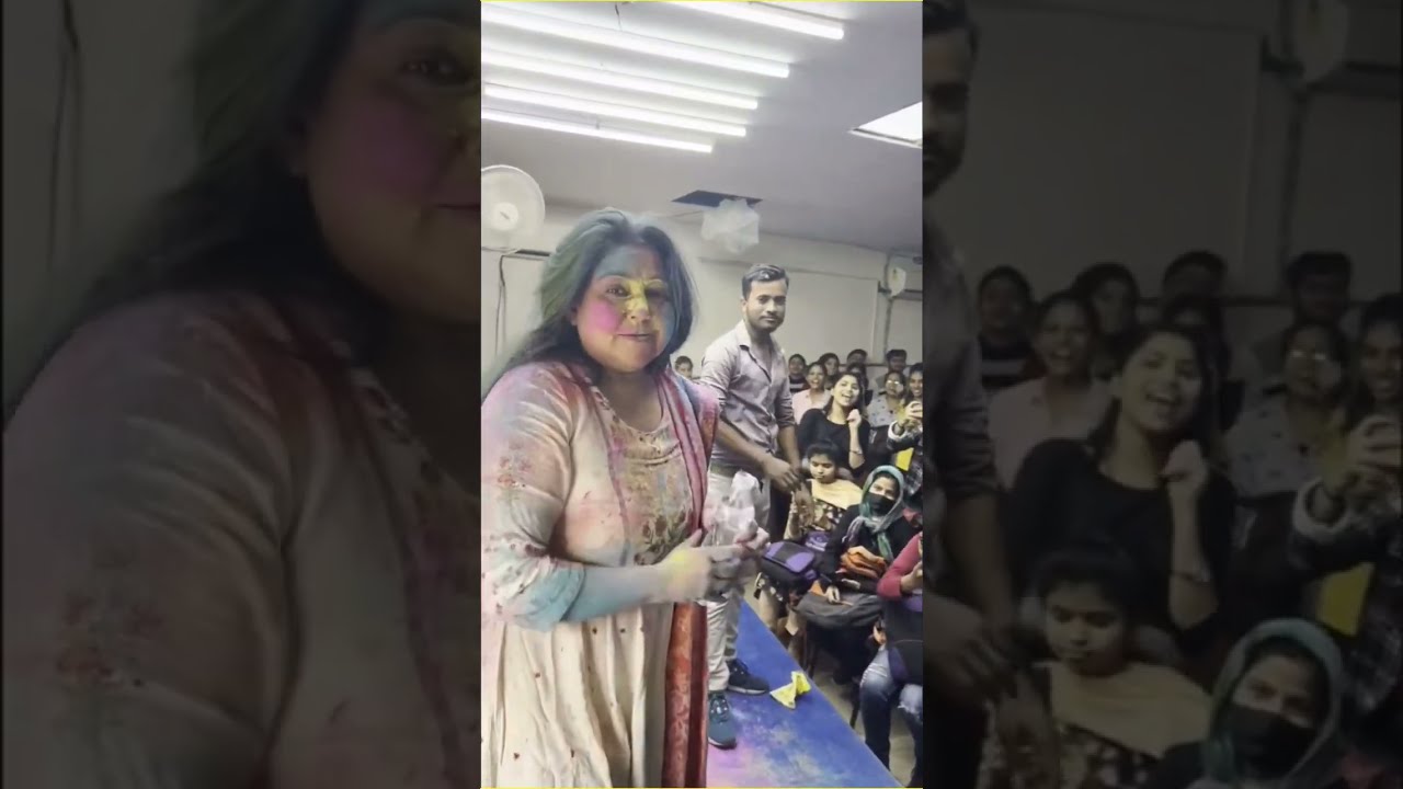 Full Video Neetu Singh Mam Holi Celebration In Mukherjee Nagar KD Campus SSC CGL 2023 SSC CHSL 2022