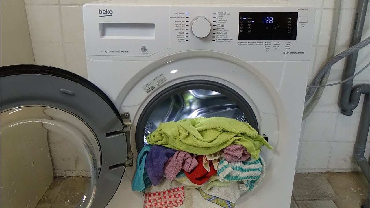 Daily Xpress 90 degrees wash program BEKO WMY 71483 LMB2 Washing machine, lavadora, movie #148
