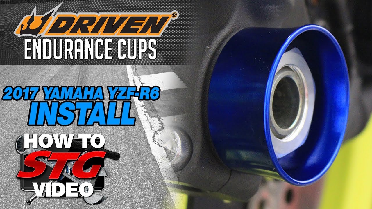 Driven Endurance Cups Install on a 2017 Yamaha R6 | Sportbiketrackgear.com