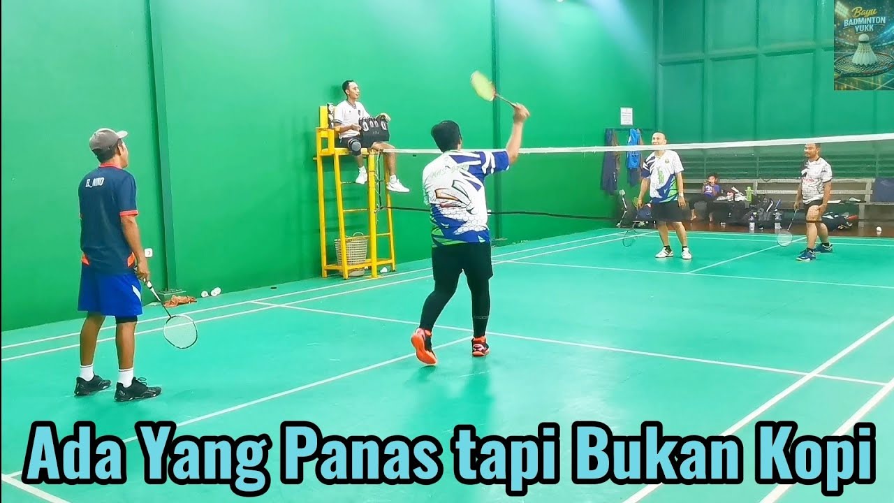 Badminton Yukk, Gor Andila, Mas Bay, Om Gerry VS Bang Erix, Pa Maskur #badminton #fyp 