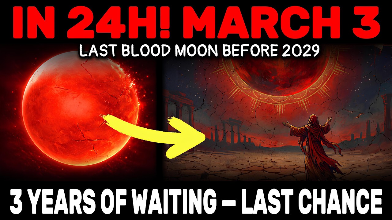 URGENT! THE SKY GOES DARK TOMORROW NIGHT — The Last Blood Moon Before 2029 Is 24 Hours Away