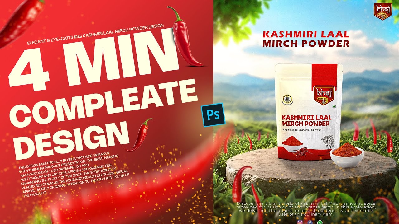 Product Manipulation in Photoshop | Professional Photoshop Product Poster Design #photoshop #art