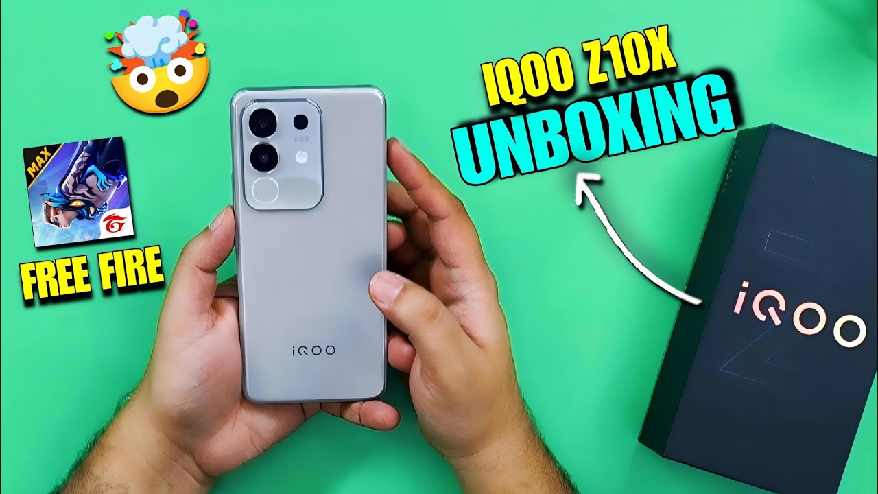 iQOO z10x 5g Unboxing + Free Fire Gameplay 🤯 ||  Best phone under 12000 ❓ || red war